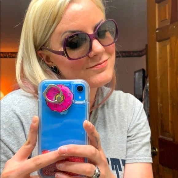 Louis Vuitton Authentic Discontinued Louis Vuitton Purple Glitter Sunglasses - Picture 9 of 9